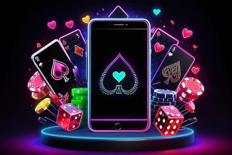 Dashboard permainan dengan kategori sepak bola, kasino langsung, dan slot